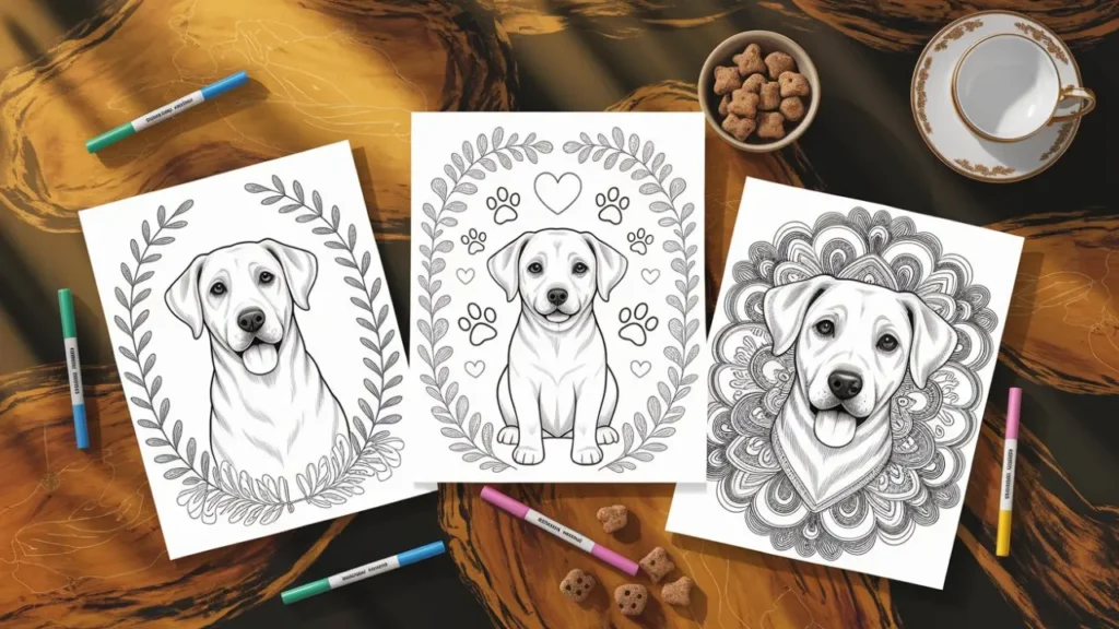 Dog coloring pages