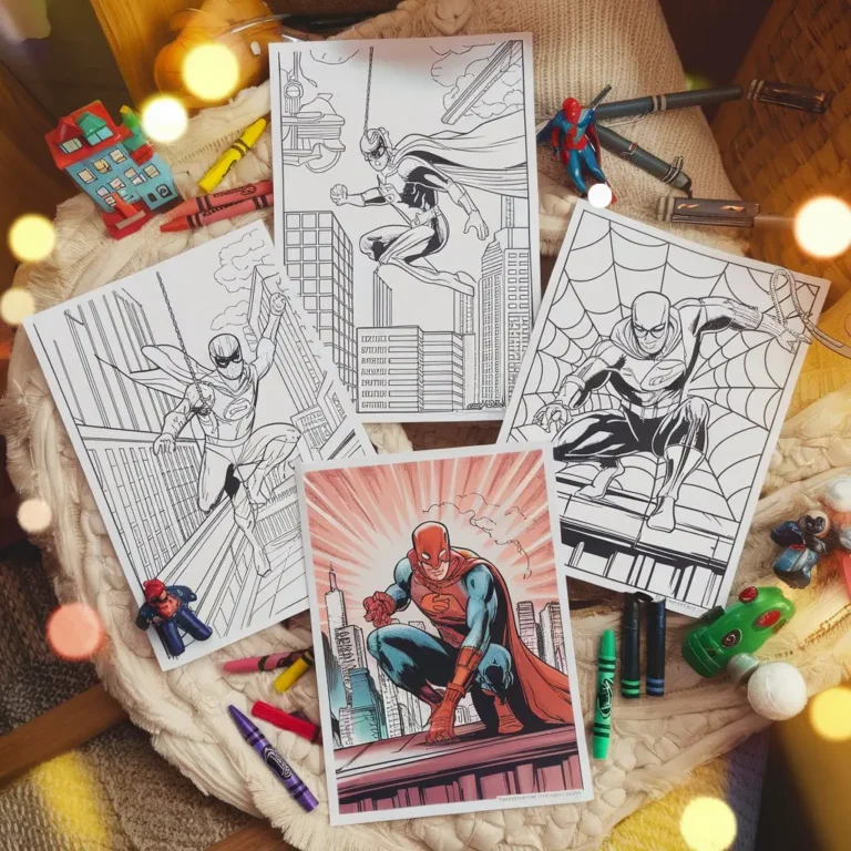 Spider man coloring pages (free pdf printables)