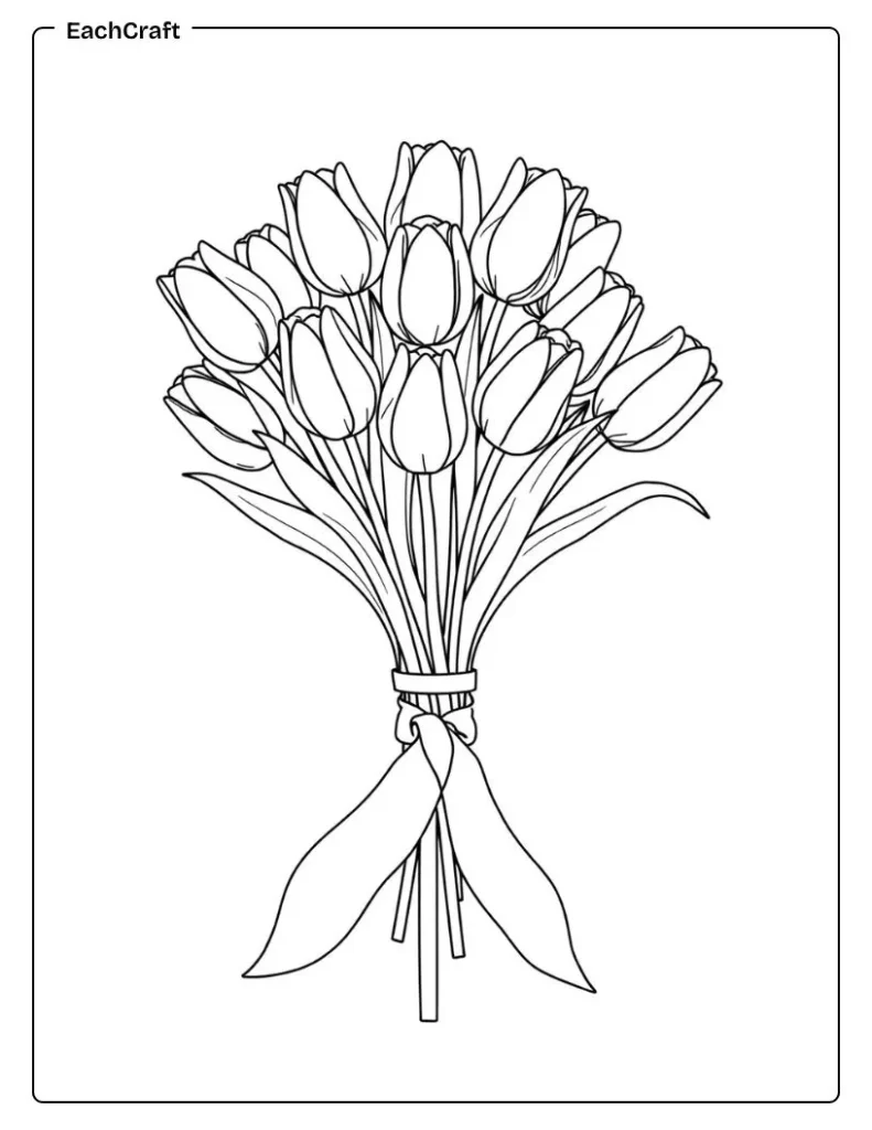 Bouquet of tulips